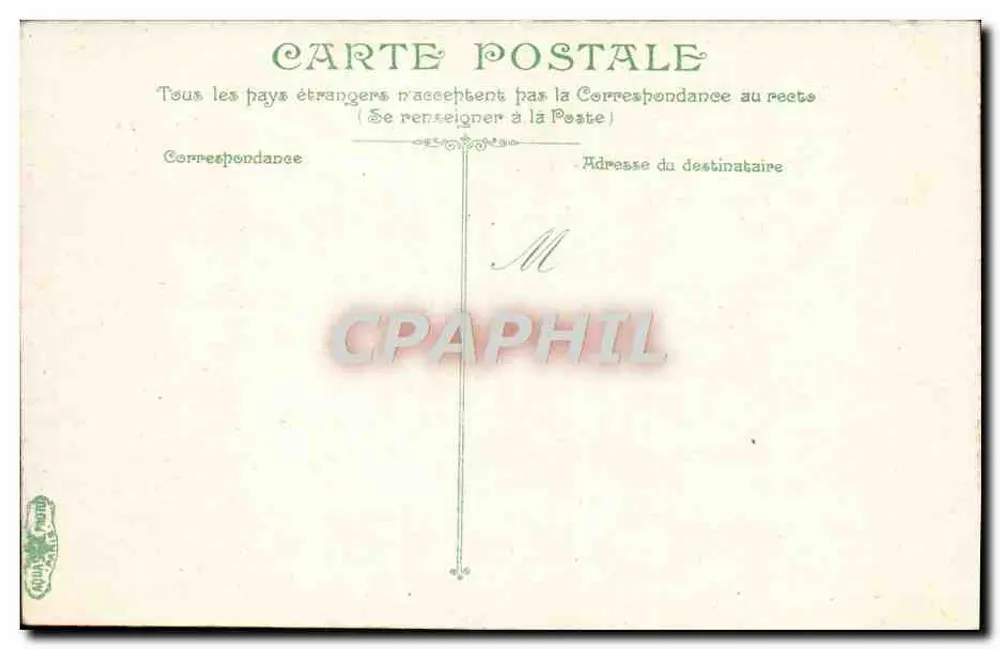 Vista da cidade de Clermont-Ferrand — com o ponte e a catedral — editor não identificado - Verso