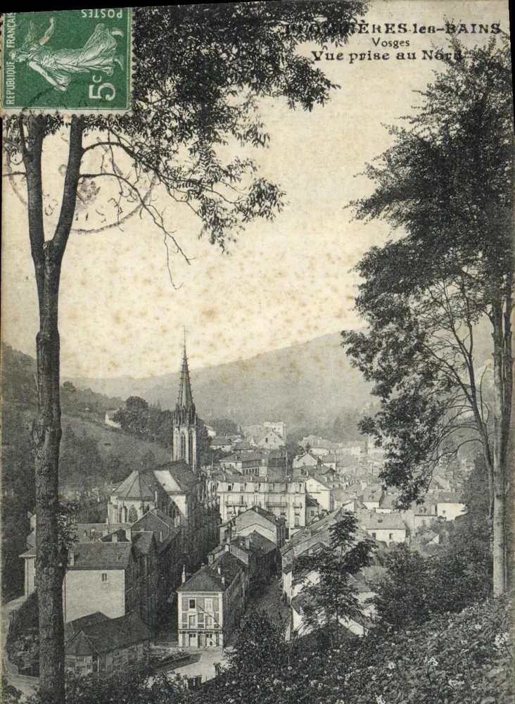 Plombières-les-Bains — Ansicht vom Norden — Vosges - Vorderseite