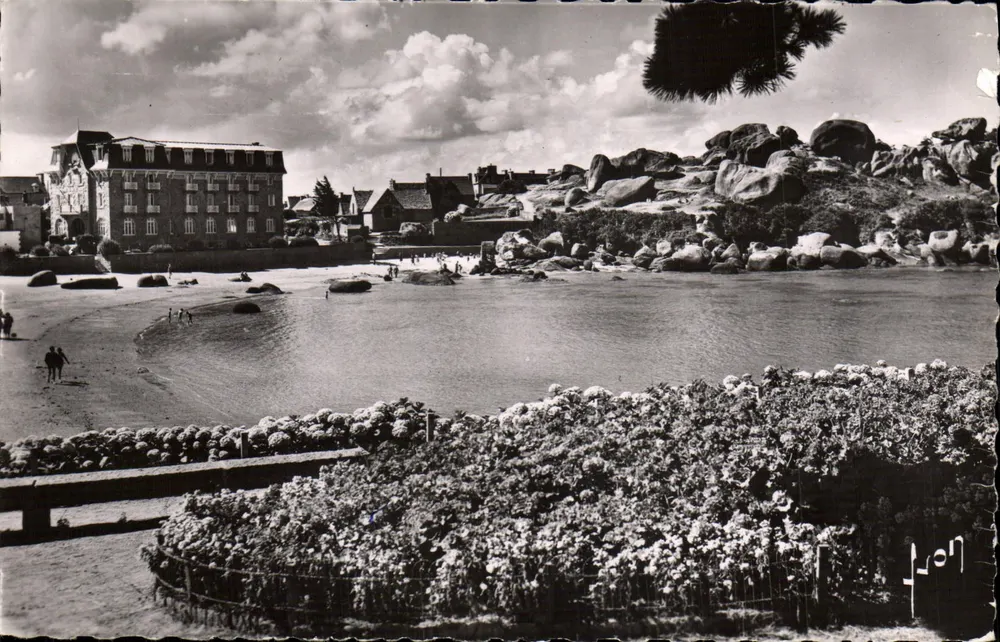 Praia florida de Saint-Guénolé — Ploumanach (Côtes-du-Nord) — Edições d'Art - Frente