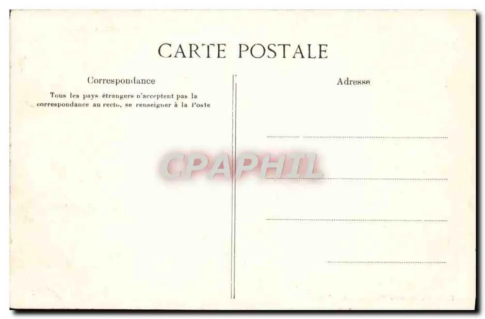 Paramé — Na Praia — Graphil, n° 4189 - Verso