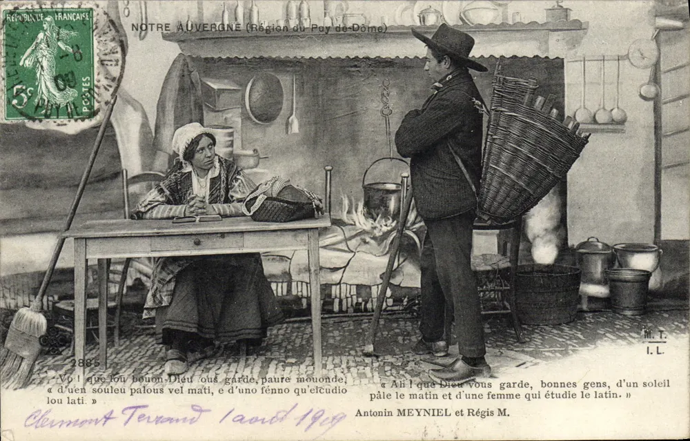 Nossa Auvergne (Região do Puy-de-Dôme) — Cena de vida — Antonin MEYNIEL e Régis M. - Frente