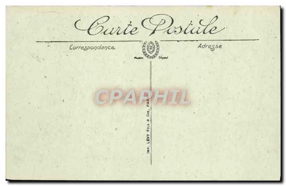 Der Puy de Dôme mit seinem Wintermantel — LL. — Imp. Lévy Fils & Cie, Paris - Rückseite