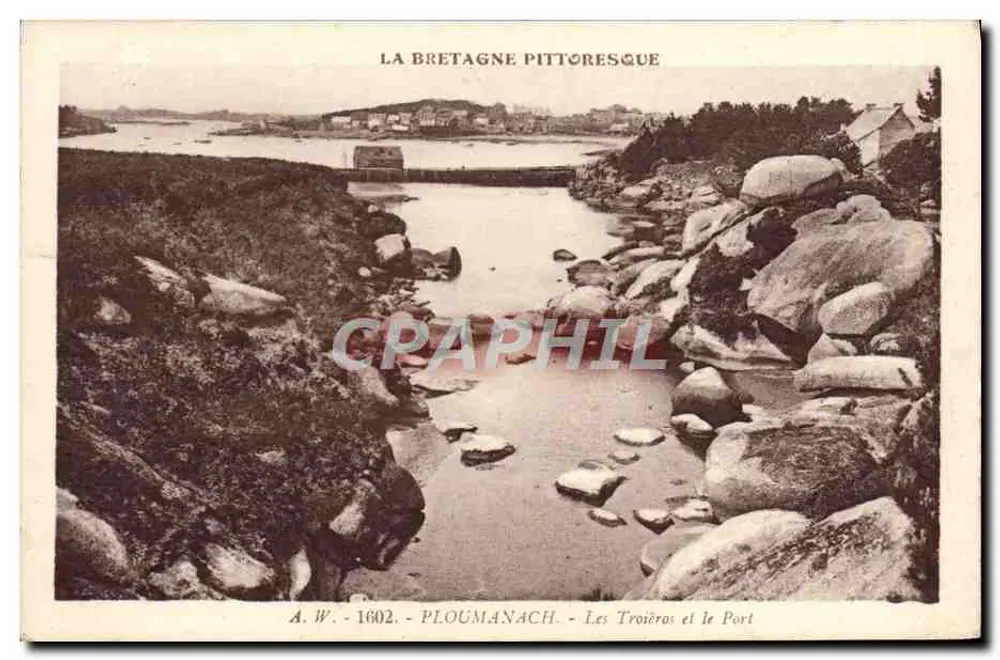 PLOUMANACH — Les Troïéros e o Porto — A.W. - 1602 - Frente