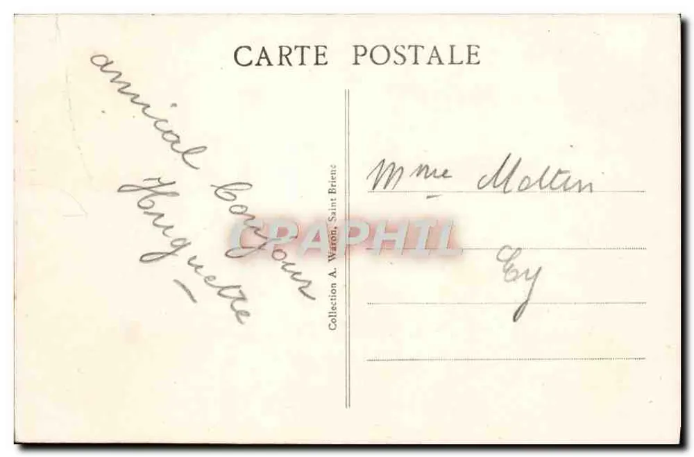 PLOUMANACH — Les Troïéros e o Porto — A.W. - 1602 - Verso