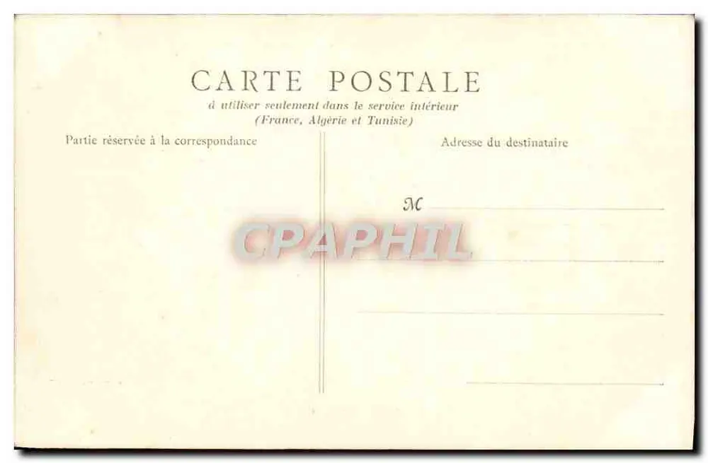 Orléans — Vista Geral — B. F., PARIS (I) - Verso