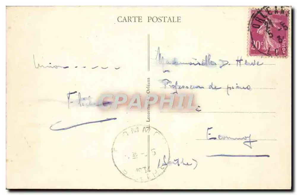 Orléans - Visão geral - Verso