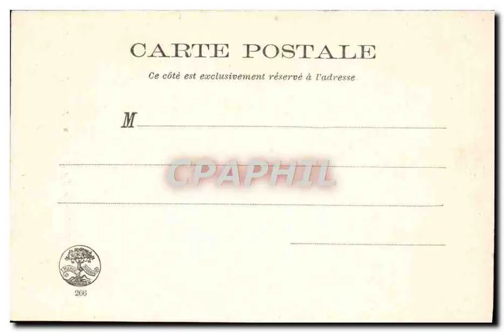 Orléans — Grabmal des Mgr Dupanloup, von Chapu (Kathedrale) — Marcel Marron, Verlag — Nr. 266 - Rückseite