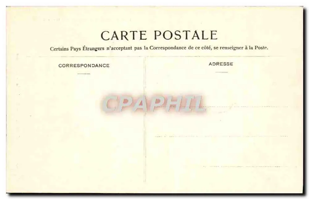 Orléans - A Catedral - O Coro — Editor Théophile Nargeot, n°46 - Verso