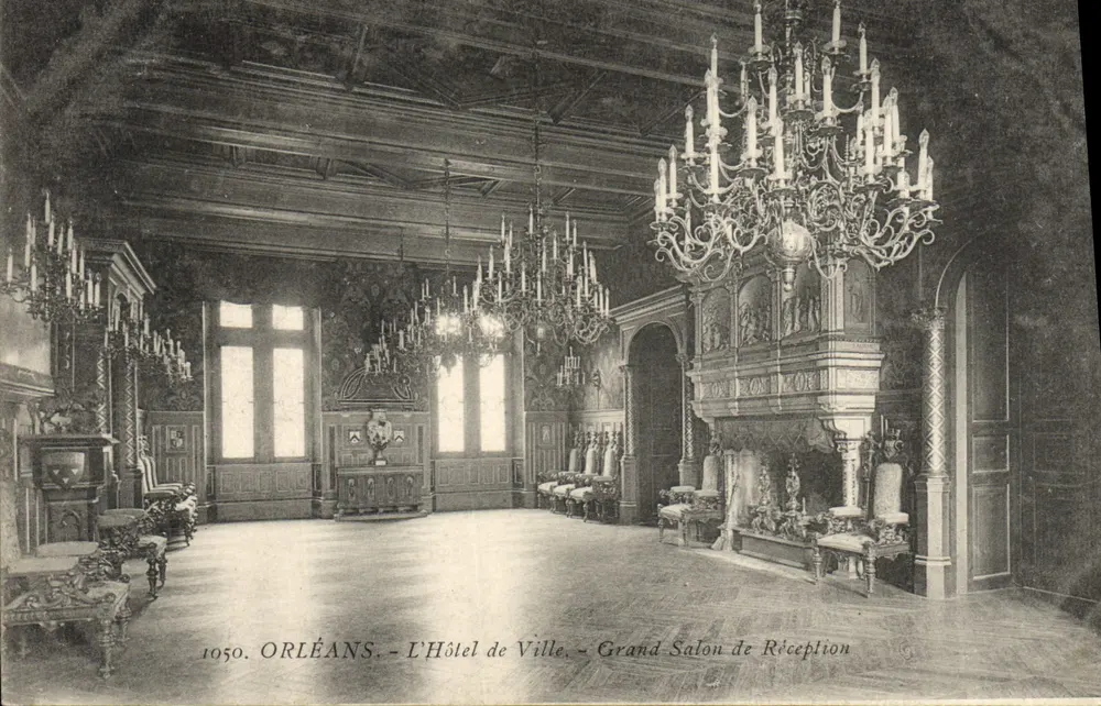 Orléans - Das Rathaus - Großer Empfangssaal - Vorderseite