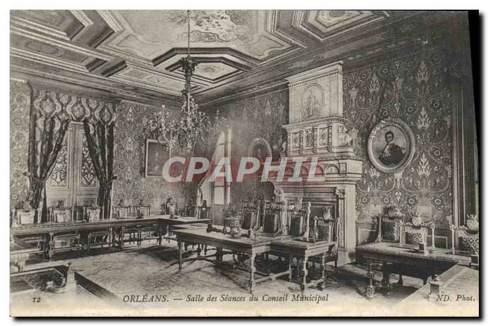 Orléans — Sitzungssaal des Stadtrats — ND. Phot. - Vorderseite