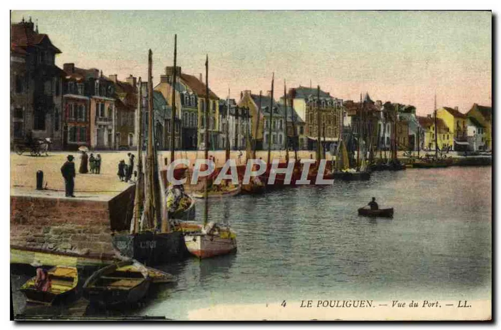 Le Pouliguen — Ansicht vom Hafen — LL. n°4 - Vorderseite