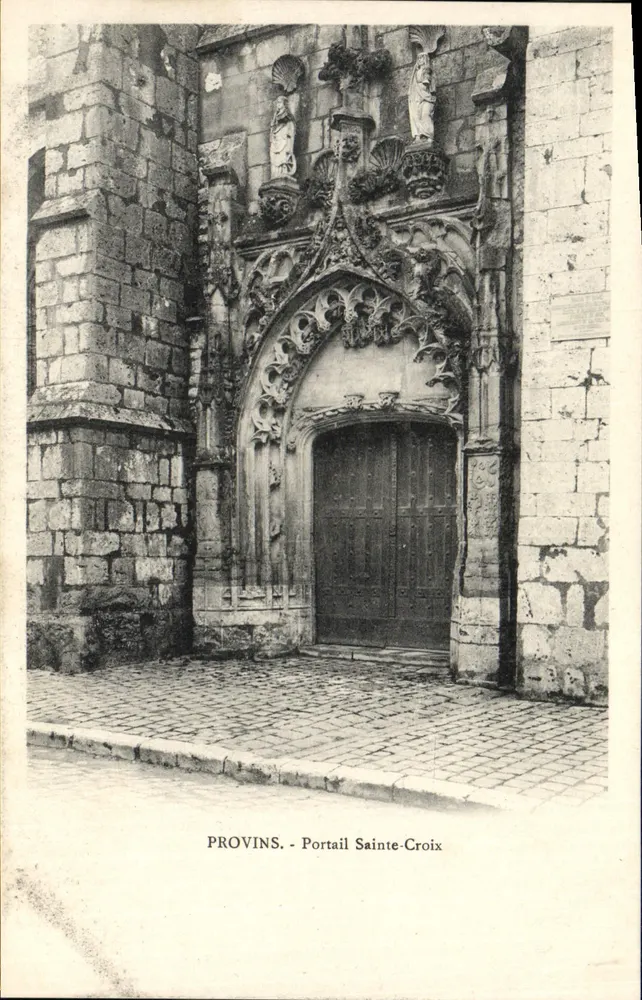 Provins - Portal Sainte-Croix — editor A. Vernant, número de série não visível - Frente
