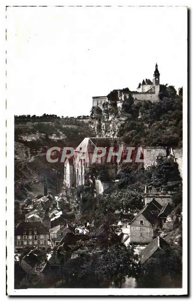 Roc-Amadour (Lot) — Vista geral — Ed. La Cigogne, Limoges, n° 6.138 - Frente