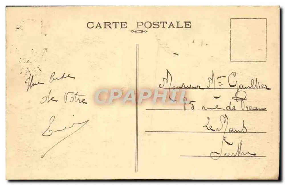 Reims — Rue Libergier in Richtung Parvis-Platz — G. Graff, Verlag Reims, Nr. 71 - Rückseite