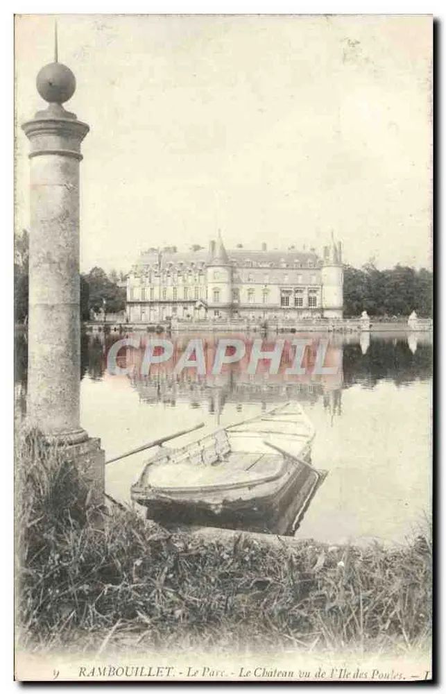 Rambouillet - Der Park - Das Schloss oder die Insel der Hühner - Vorderseite