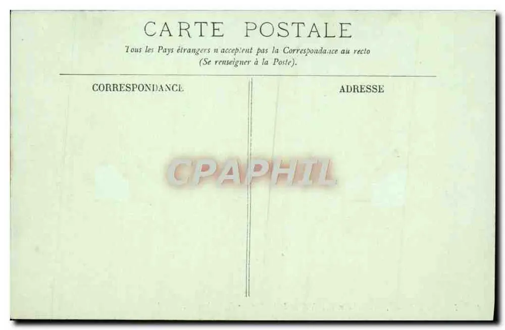 Rambouillet — Der Park, die Allee der Laiterie aus dem Quinconce gesehen — LL. - Rückseite
