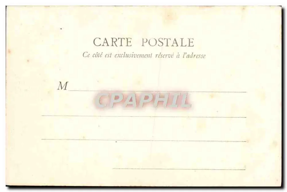 Castelo de Rambouillet — Lado Norte — A. Bourdier, imp.-édit., Versailles - Verso