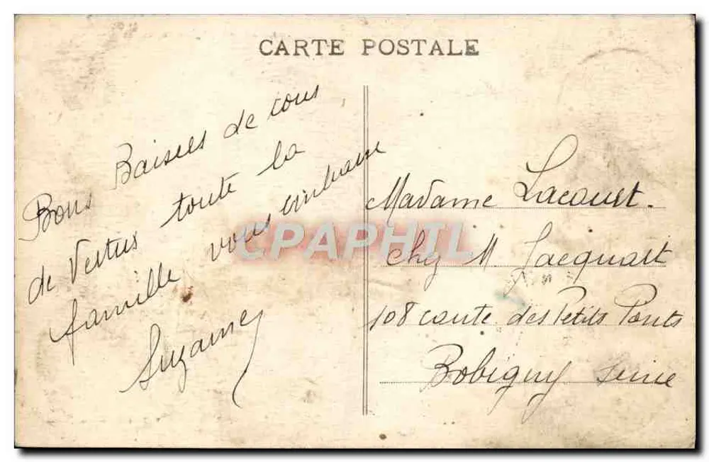 Reims - Igreja de Santa Clotilde — V. Thuillier, editor, Reims - Verso