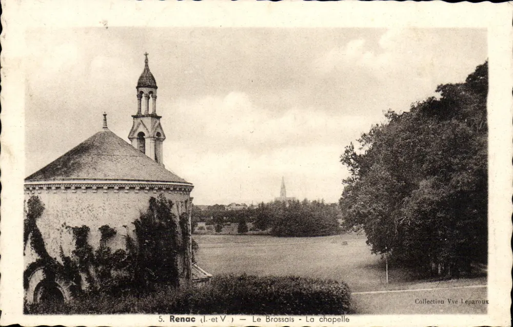 Le Brossais - A capela — S. Renac (l.-et-V.) — Coleção Vve Leparoux - Frente