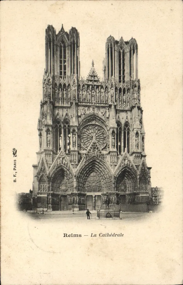Reims — A Catedral — B. F., Paris - Frente