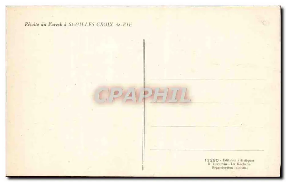 Kamel mit Algen beladen — St-Gilles-Croix-de-Vie — Ramuntych - Rückseite