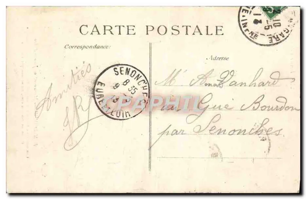 Estátua de Joana d'Arc — Rouen — por Barrias — n°260 - Verso