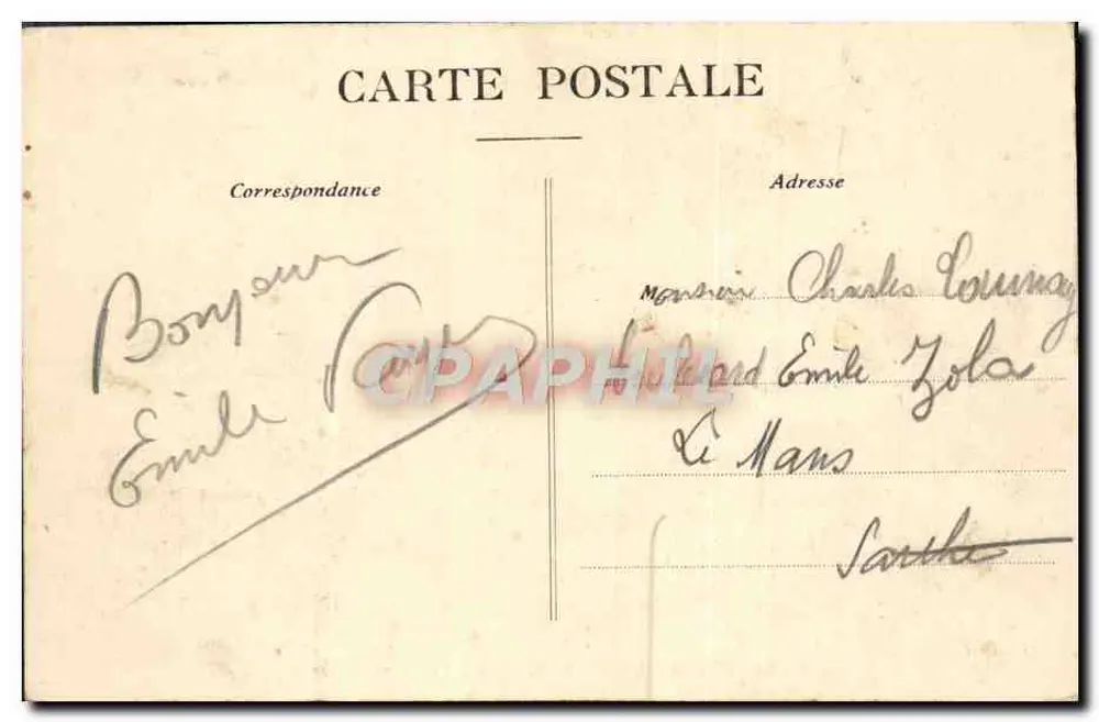 As Costas da Mancha — Efeito de onda no horizonte — Coleção A. P. n°3 - Verso