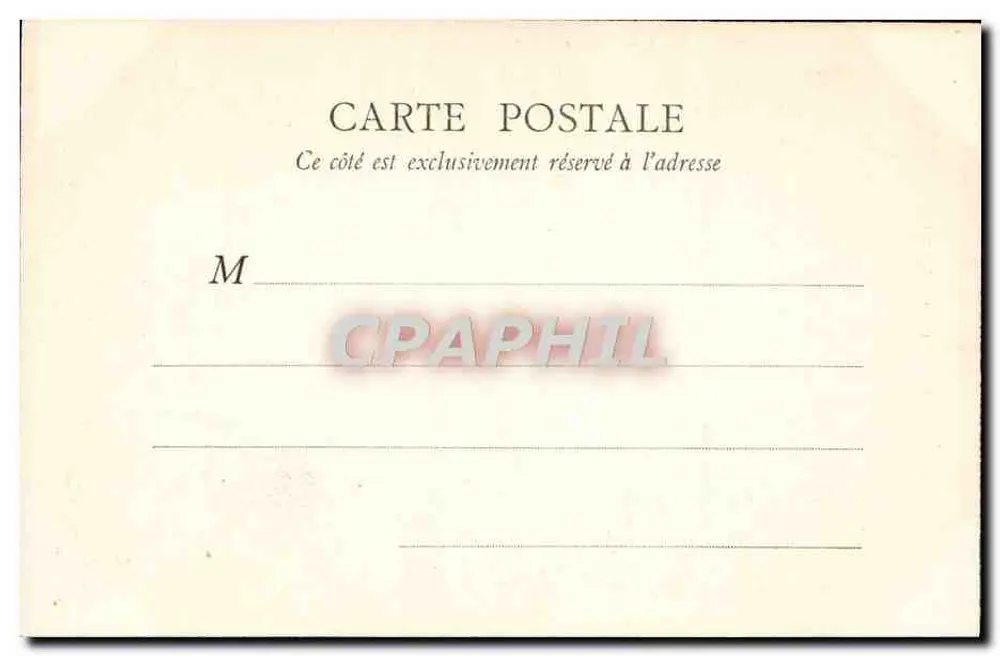 Der Bois de Boulogne im Herbst — Der Wasserlauf — B.F. PARIS n°20 - Rückseite
