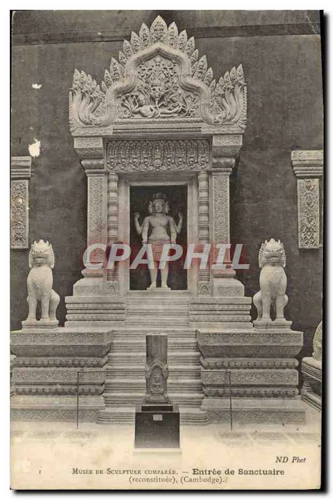 Museum der vergleichenden Skulptur — Eingang des Heiligtums (rekonstruiert) — ND Phet - Vorderseite