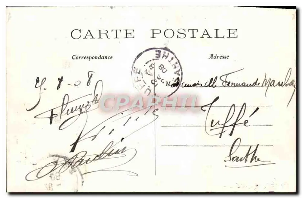 Paris — Vista geral do Ponte Alexandre III — C. M. n°172 - Verso