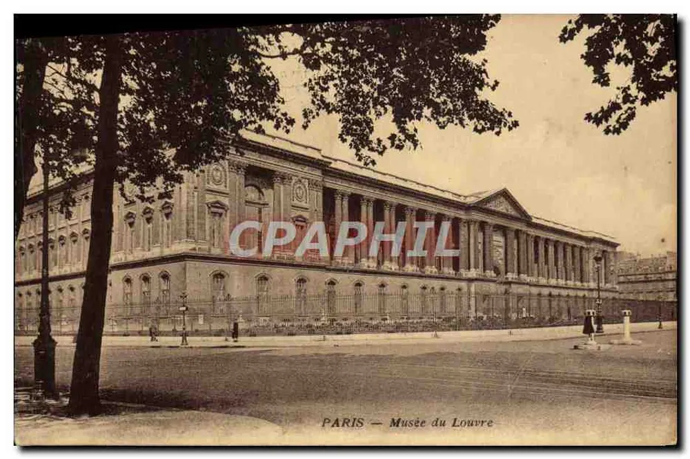 PARIS — Museu do Louvre — Ed. J. Libéré, 32, Avenue de l'Opéra - Frente