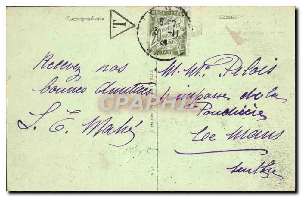 Paris - Panorama des Rathauses in Richtung Notre-Dame — unbekannter Verleger, Nr. 287 - Rückseite