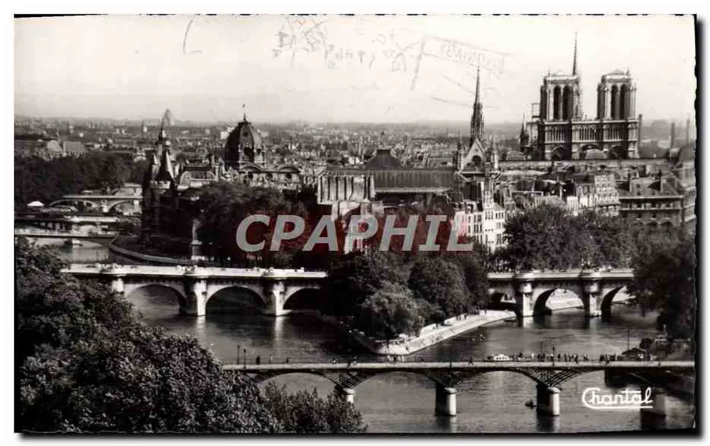 Paris — A Ponta da Cidade e os Pontes — Chantal - Frente