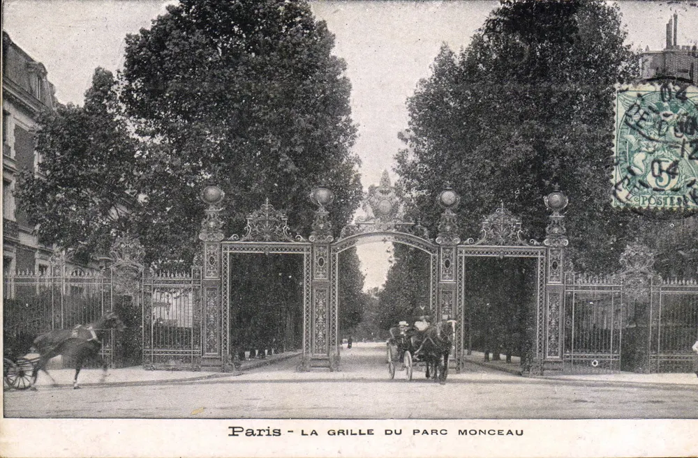 Paris - A grade do Parque Monceau — editor não visível, número de série não visível - Frente