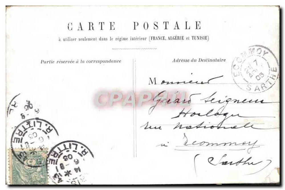 Ponte Alexandre III — Paris — H. L. n° 198 - Verso