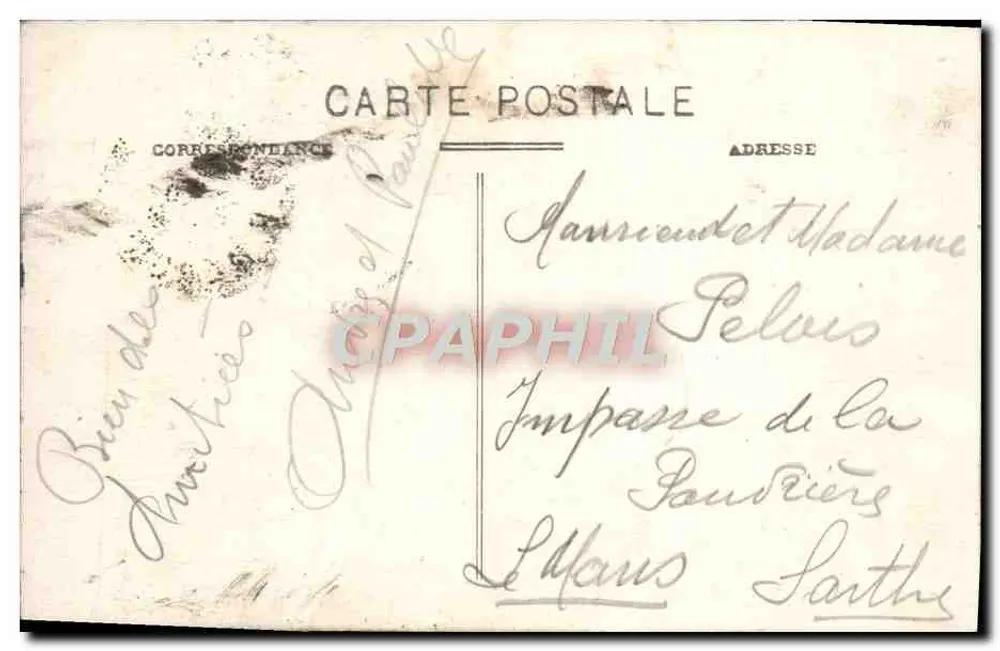 Coluna de Julho — Paris — editor Tout PARIS, n° 14 M - Verso