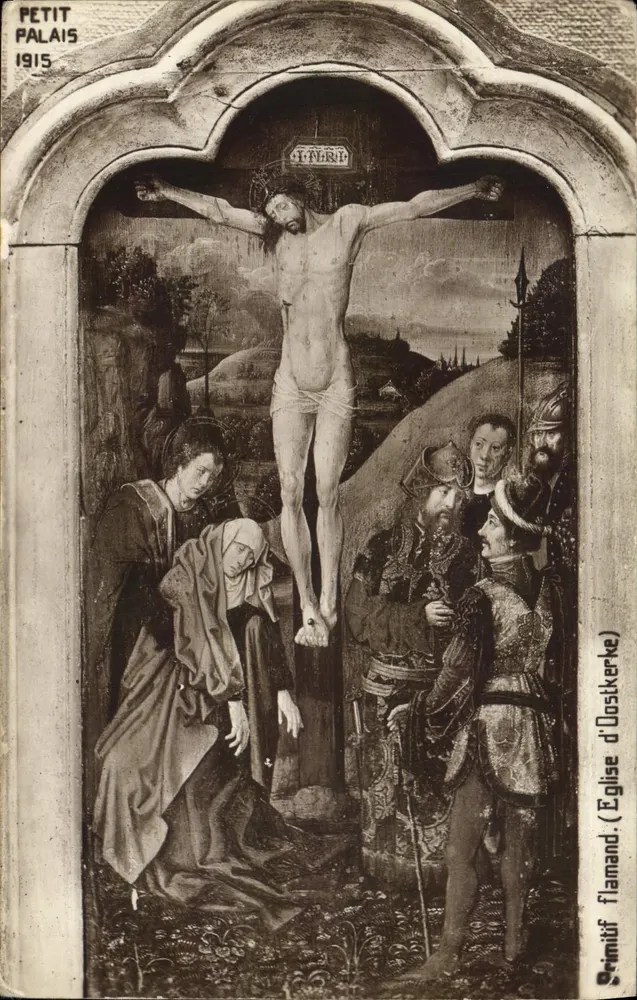 Kreuzigung — Primitiv flämisch von Oostkerke — Petit Palais 1915 - Vorderseite