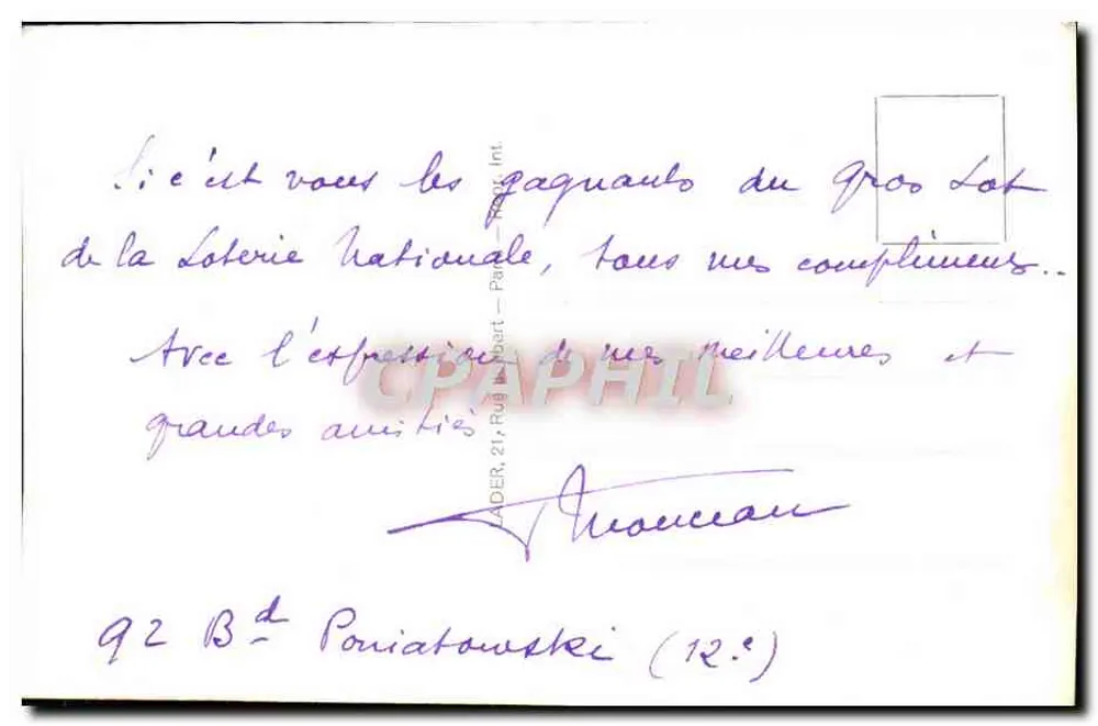 Paris - A Fonte Carpeaux — Lader. 40 - Verso