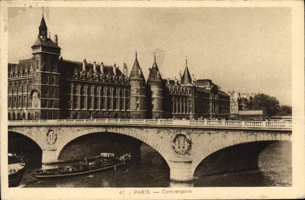 Paris — Conciergerie — Edição Dutier, n°47 - Frente