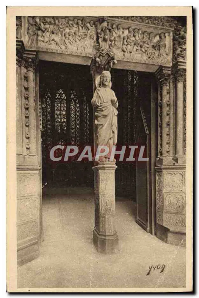 Santa-Chapelle - Porta alta — Edição de Arte YVON, série 9 - Frente