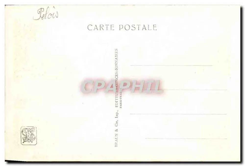 Hauptpalast Italiens — Internationale Kolonialausstellung — Paris 1931 — Brasini, Arch. - Rückseite
