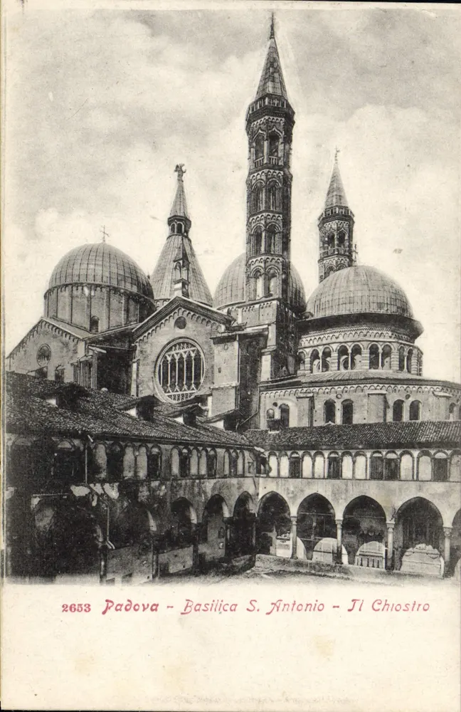 Padova - Basílica de S. Antônio - O Claustro — editor desconhecido, n° 2653 - Frente