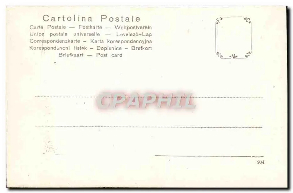 Padova - Basílica de S. Antônio - O Claustro — editor desconhecido, n° 2653 - Verso