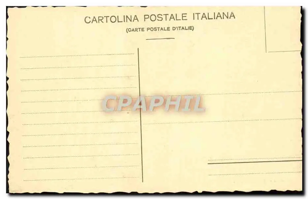 Certosa de Pavia — grande claustro e celas — Modiano e Co. Milão, n° 9738 - Verso
