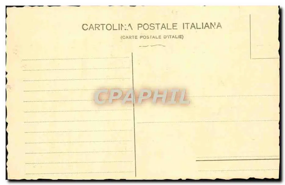 Katedra w Pawii — widok wewnętrzny — Cartoline Postale Italiana - Rewers