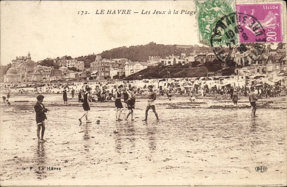 Le Havre — Os Jogos na Praia — La P. Le Havre, n°172 - Frente