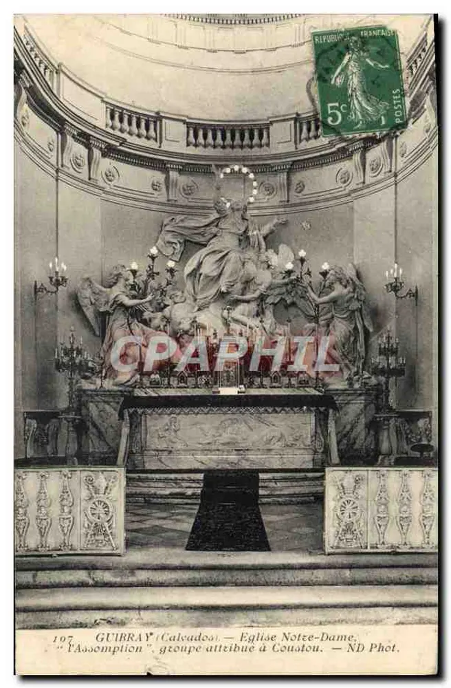 Kirche Notre-Dame, Calvados — Gruppe 'Die Auferstehung' zugeschrieben Coutou — ND Fotografie - Vorderseite