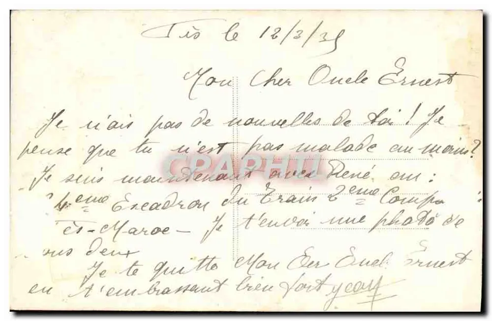 Marrocos — Cantoras musicais — Foto Flandrin, n°13 - Verso