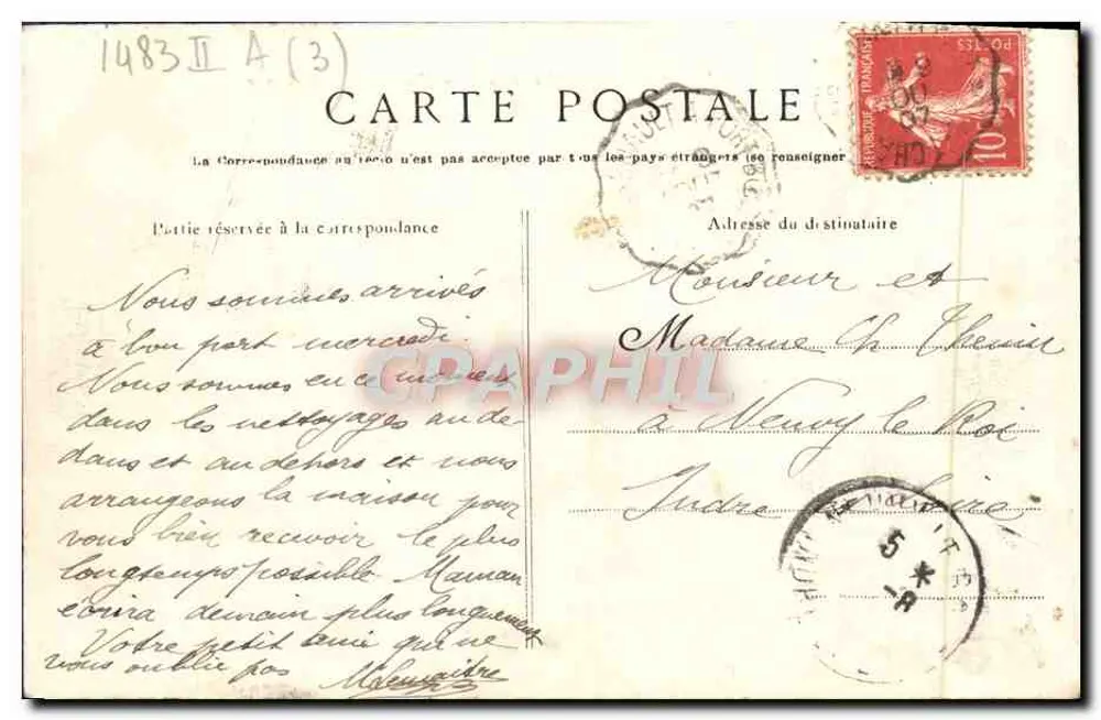 Bourgueil (Indre-et-Loire) — Le Château de Payée — Éditeur : Collection Tournesac - Verso
