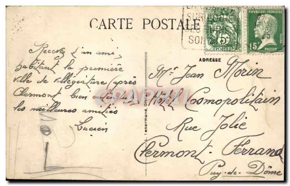 La Charité-sur-Loire — Vista Geral — Editor Stinçon - Verso